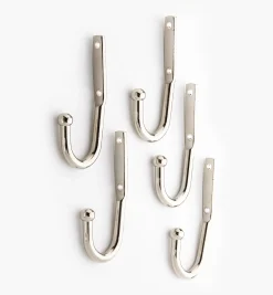 Nickel-Plated Utility Hooks