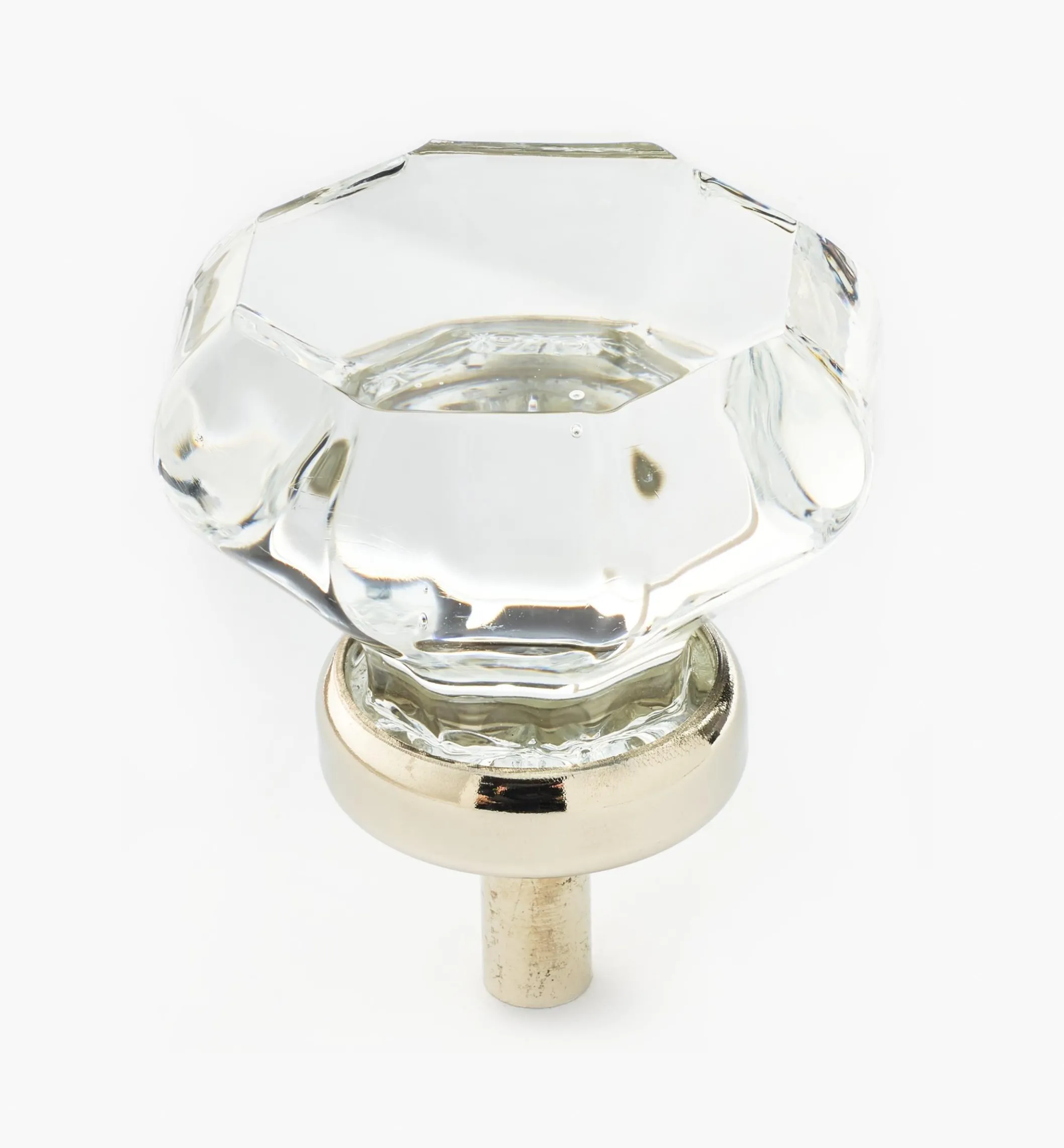 Octagonal Glass Knob