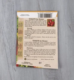 OSC Organic Vegetable Seed Packets