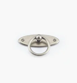 Oval Plate Ring Pull With Escutcheon