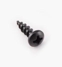 Pan-Head Black Steel Screws