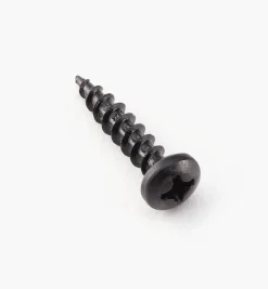 Pan-Head Black Steel Screws