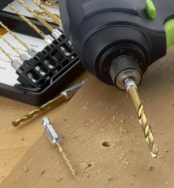 14-Pc. Hex-Shank Twist Bit Set