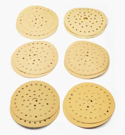 12-Pc. Sample Pack Of Mirka 6" 50-Hole Gold Multifit Grip Discs