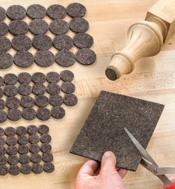 123-Piece Set Of Wool-Blend Furniture Pads