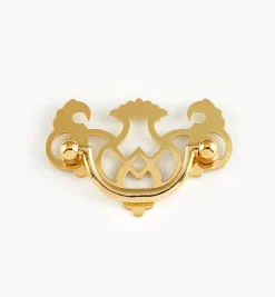 Pierced Brass Cabinet Handles