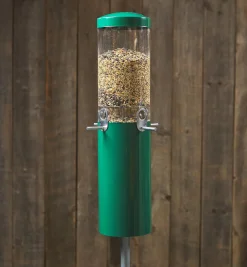 Pole-Mounted Squirrel-Proof Bird Feeder