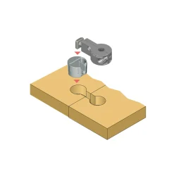 Quick-Adjust Countertop Connector