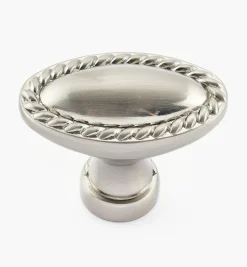 Rope-Edge Oval Knob