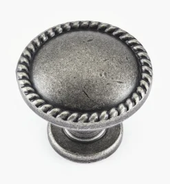 Rope-Edge Round Knob