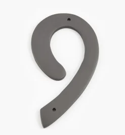 Script Cast Brass House Numbers