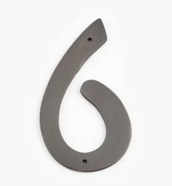Script Cast Brass House Numbers