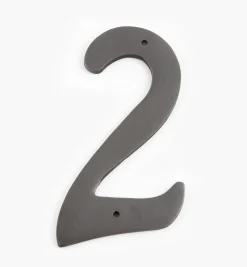 Script Cast Brass House Numbers