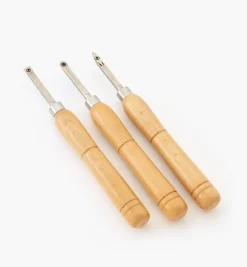 Set Of 3 Carbide-Tipped Turning Tools