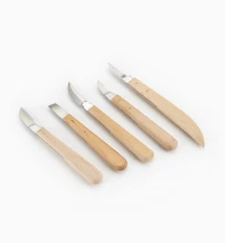 Set Of 5 German Chip Carving Knives