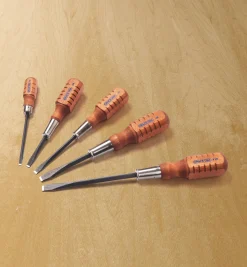 Set Of 5 Grace USA Gunsmith-Style Slot Screwdrivers