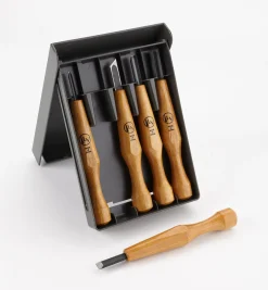 Set Of 5 Japanese Detail Carving Tools