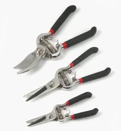 Set Of 3 Stainless-Steel Pruning Tools
