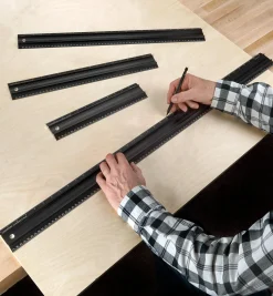 Set Of 4 Veritas Imperial/Metric Shop Rules