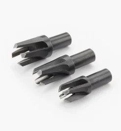Set Of 3 Veritas Metric Tapered Snug-Plug Cutters