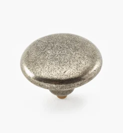 Simple Pewter Mushroom Knob