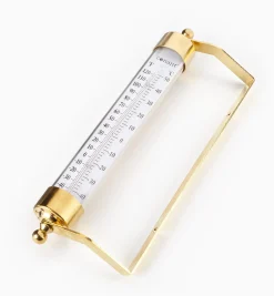Solid Brass Thermometer