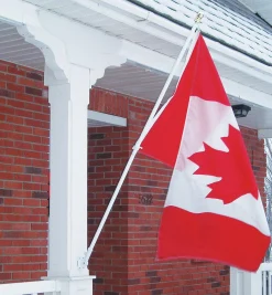 Spinning Flagpole & Adjustable Bracket Set