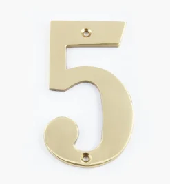 Standard Cast Brass House Numbers