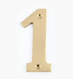 Standard Cast Brass House Numbers