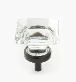 Table-Cut Glass Knob