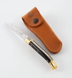 The Laguiole Knife With Leather Case