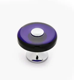 Tinted Glass Disc Knob