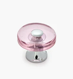 Tinted Glass Disc Knob