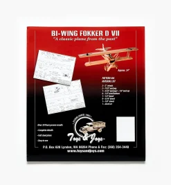 Toy Bi-Wing Airplane Plan