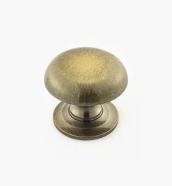 Turned Brass Domed Knobs