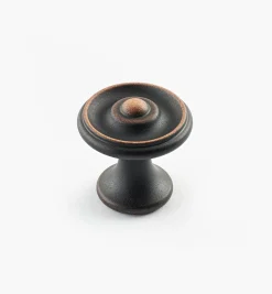 Turned Brass Raised Knobs