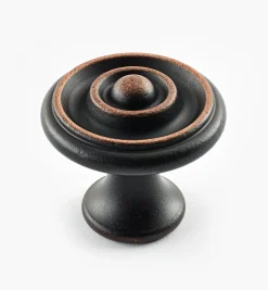 Turned Brass Raised Knobs