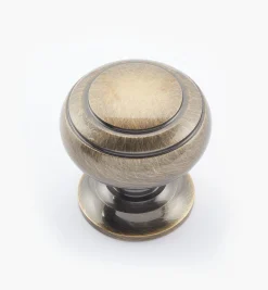 Turned Brass Ring Knobs