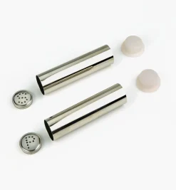 Turned Salt & Pepper Shaker Set Hardware