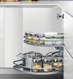 Two-Tier Corner Swing Tray