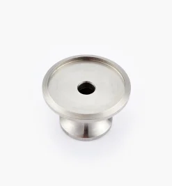 Veritas Stainless-Steel Large Smooth Insert Knobs