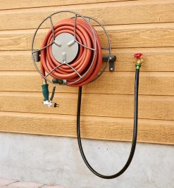 Wall-Mount Swivel Hose Reel