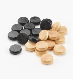 Wooden Crokinole/Checker Pieces