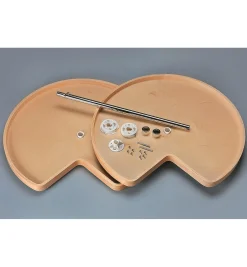 Wooden Kidney Shelf Set